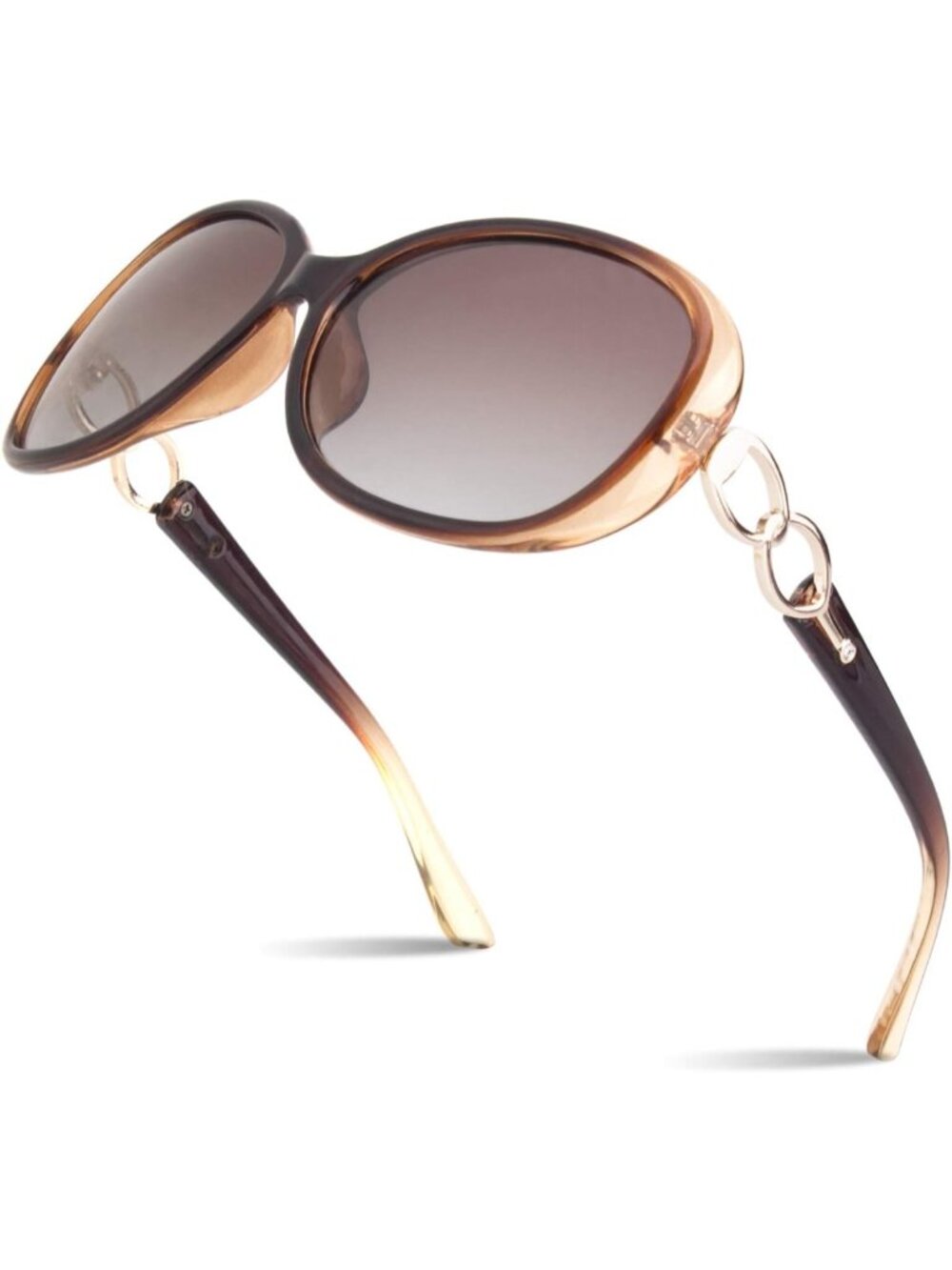 Trendy Oversized Polarized Sunglasses for Women - UV400 Protection, Stylish